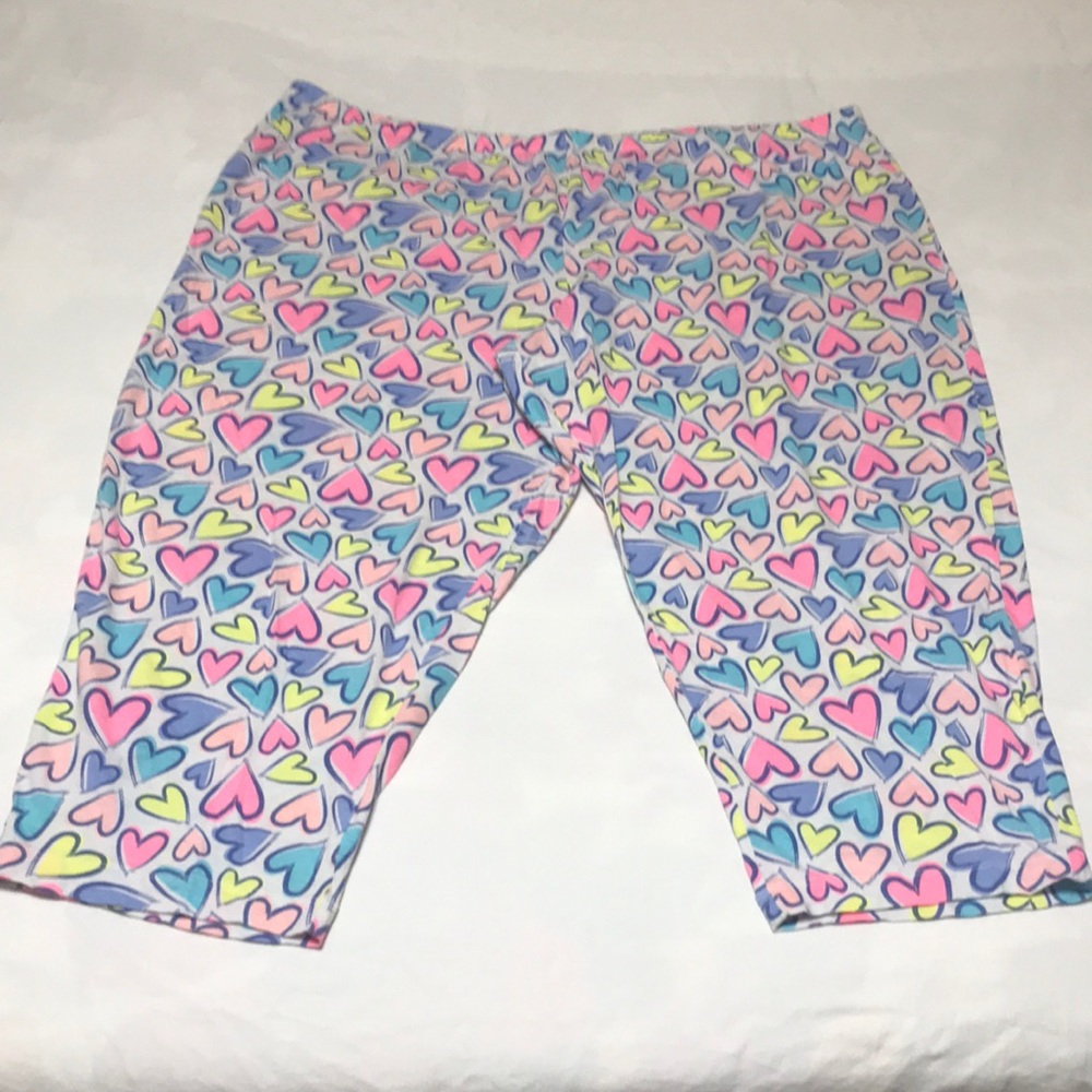 Secret Treasures Neon Hearts Pajama Pants